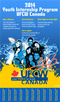 UFCW Canada’s National Youth Internship Program - 2014