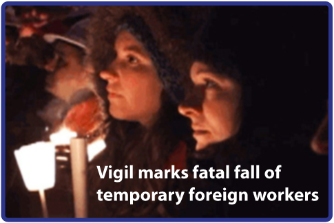 Toronto vigil &mdash; January 7. 2010